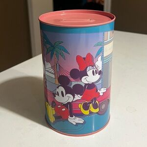 Disney Mickey, Minnie Mouse, Daisy, Donald Duck Piggy Bank Can